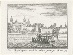 Gevangen genomen bisschoppen worden naar de Tower gebracht, 1688