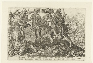 Gevangenname van Frans I tijdens de slag van Pavia, 1525