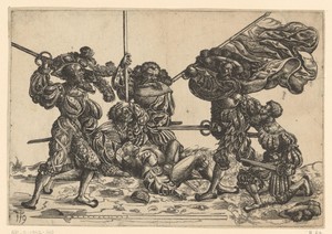Gevecht van landsknechten
