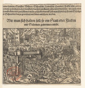 Gevechten in een stad