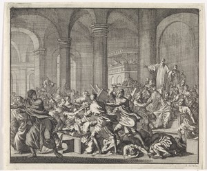 Gevechten tijdens de bisschopsverkiezing van Damasus