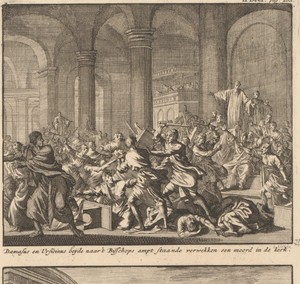 Gevechten tijdens de bisschopsverkiezing van Damasus en gevechten tijdens de pausverkiezing van Symmachus