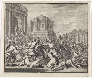 Gevechten tijdens de pausverkiezing van Symmachus