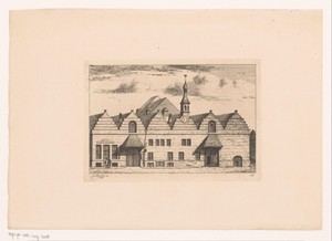 Gevel van een gebouw van het stoffeerdersgilde