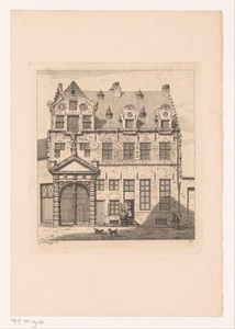 Gevel van het huis van de Ridders van de Duitse Orde