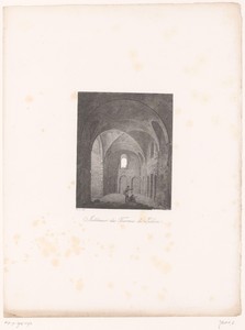Gewelf van de ruïnes van de Thermen van Cluny