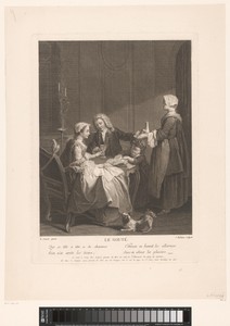 Gezelschap aan tafel