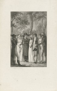 Gezelschap in een bos