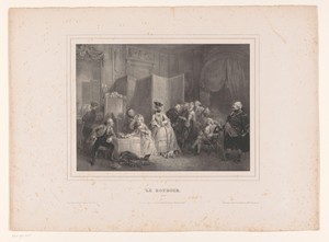 Gezelschap in een boudoir