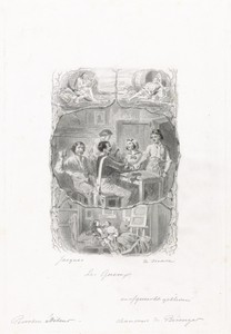 Gezelschap rond een tafel