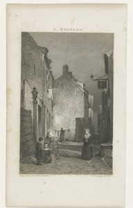 Gezicht in een straat