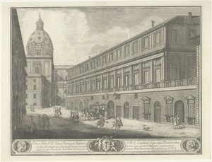 Gezicht in een straat te Rome