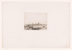 Gezicht op Amsterdam vanaf de Kadijk