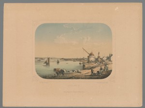 Gezicht op Andernach aan de Rijn