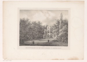 Gezicht op buitenplaats Lindenheuvel in Bloemendaal