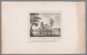 Gezicht op Burg Frankenberg bij Aken