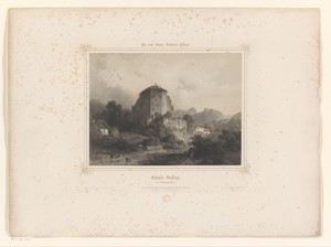 Gezicht op burg Golling