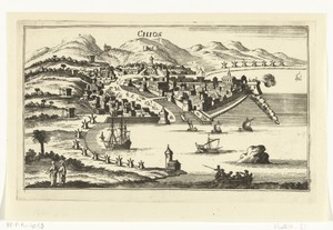 Gezicht op Chios