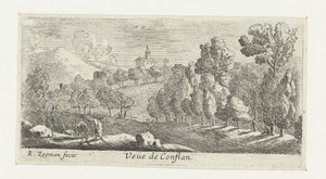 Gezicht op Conflans