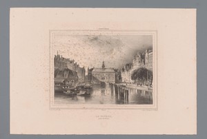 Gezicht op de Beurs van Hendrik de Keyser te Amsterdam