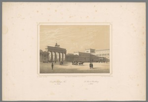 Gezicht op de Brandenburger Tor in Berlijn