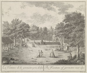 Gezicht op de bron van Geronstère