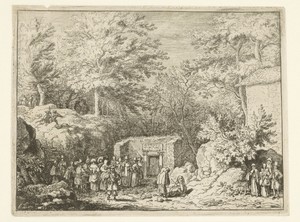 Gezicht op de bron van Sauvenière