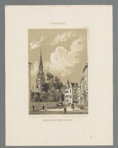 Gezicht op de Coehoornstraat te Arnhem
