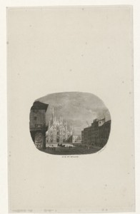 Gezicht op de Dom te Milaan