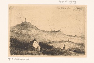 Gezicht op de duinen van Wenduine bij Blankenberge