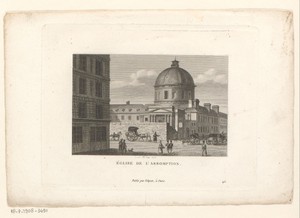 Gezicht op de Église Notre-Dame-de-l'Assomption te Parijs
