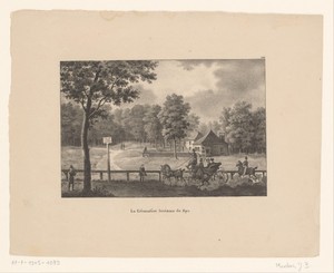 Gezicht op de Géronstèrebron nabij Spa