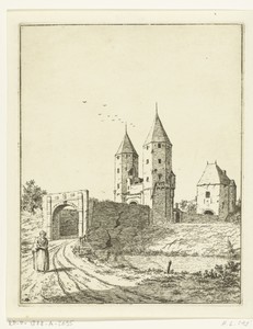 Gezicht op de Gruitpoort te Doetinchem