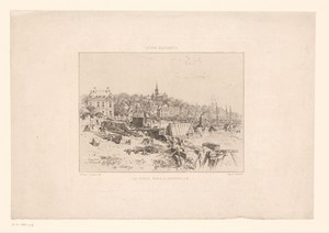 Gezicht op de haven van Trouville