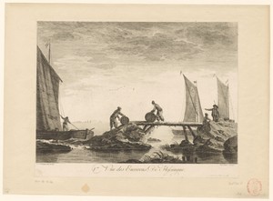 Gezicht op de haven van Vlissingen