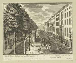 Gezicht op de Herengracht te Den Haag