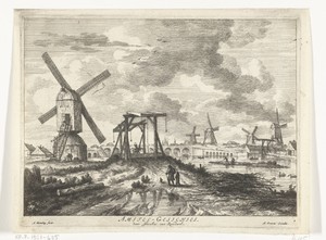 Gezicht op de Hogesluis vanaf de Utrechtse zijde