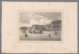 Gezicht op de Humboldtuniversiteit in Berlijn