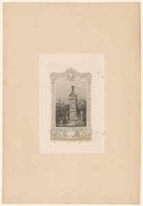 Gezicht op de Igeler Säule bij Trier