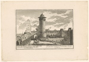 Gezicht op de Keizerburcht in Neurenberg