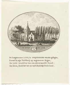 Gezicht op de kerk van De Lind