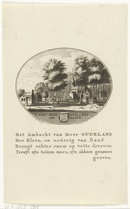 Gezicht op de kerk van Heer-Oudelands-Ambacht