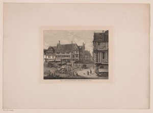 Gezicht op de Liebfrauenberg in Frankfurt am Main