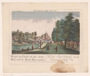 Gezicht op de Maliebaan te Utrecht