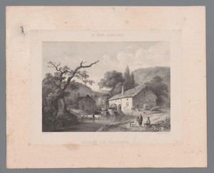 Gezicht op de molen van Salzinnes