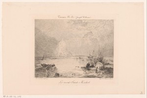 Gezicht op de Mont Saint-Michel