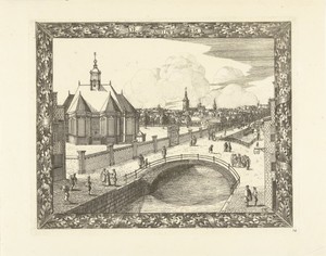 Gezicht op de Nieuwe Kerk te Den Haag