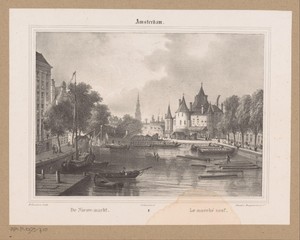 Gezicht op de Nieuwmarkt