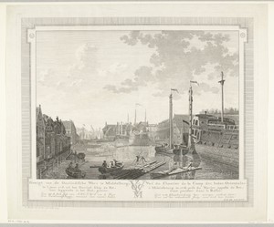 Gezicht op de Oost-Indische Werf te Middelburg, 1778