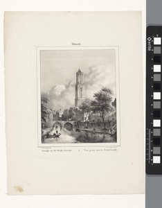 Gezicht op de Oude Gracht in Utrecht